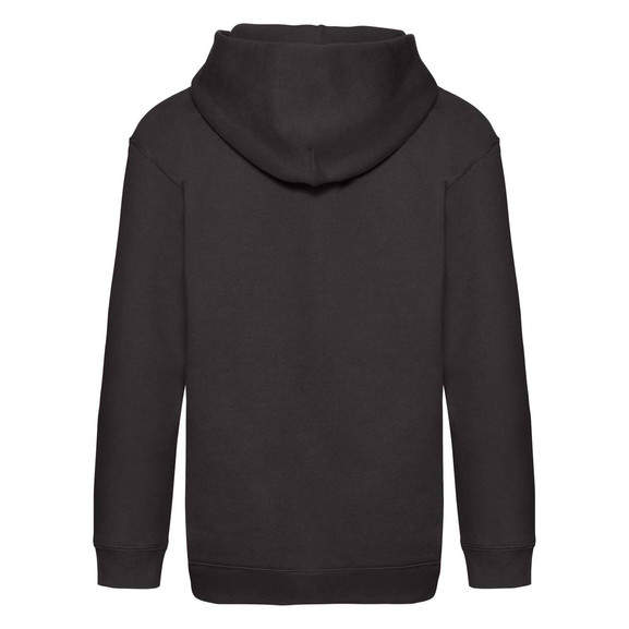 Czarna bluza dziecięca Hooded Sweat Fruit of the Loom
