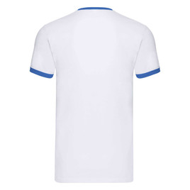 Biała koszulka męska Ringer Fruit of the Loom