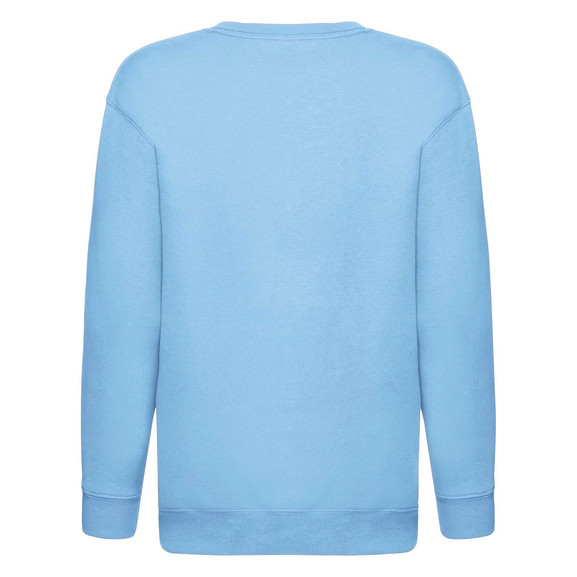 Błękitna bluza dziecięca Set-In Sweat Fruit of the Loom