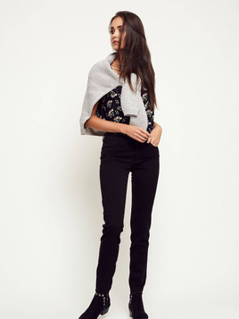 Jeansy push up czarne