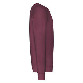 Burgundowa bluza męska Lightweight Raglan Sweat Fruit of the Loom 