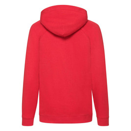 Czerwona dziecięca bluza z kapturem Fruit of the Loom 