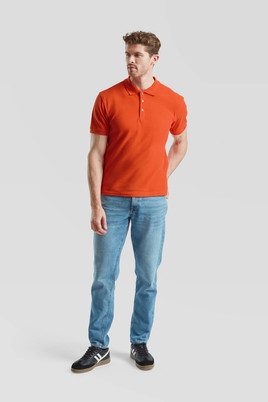 Pomarańczowa koszulka męska Iconic Polo Friut of the Loom