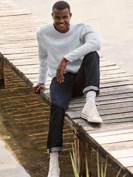 Szara bluza męska Set-in Sweat Fruit of the Loom 