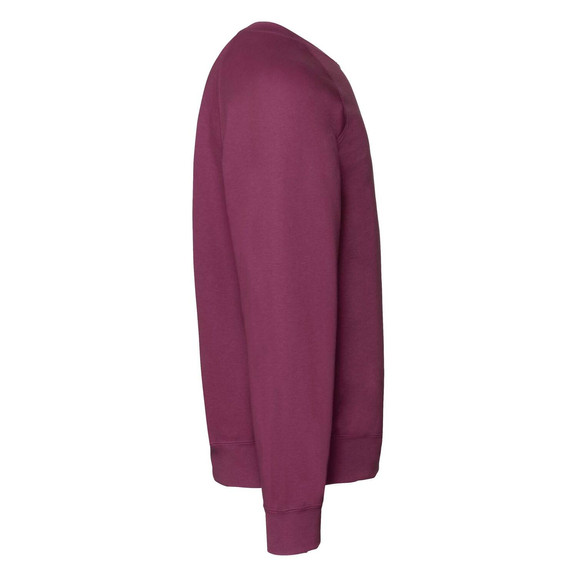 Burgundowa bluza męska Raglan Sweat Fruit of the Loom