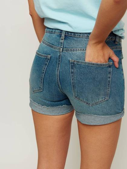 Szorty jeansowe klasyczne niebieskie