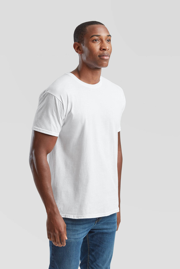 Biała koszulka męska Valueweight Fruit of the Loom