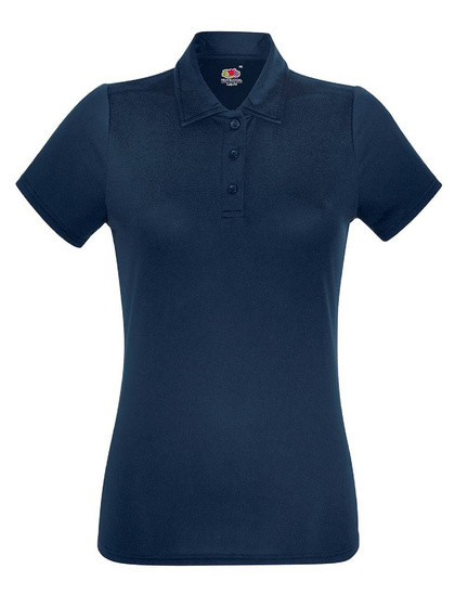 Granatowa koszulka Performance PoloFruit of the Loom