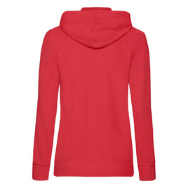 Czerwona bluza z kapturem Lady fit Fruit Of The Loom