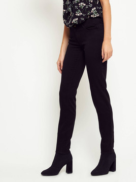 Jeansy push up czarne