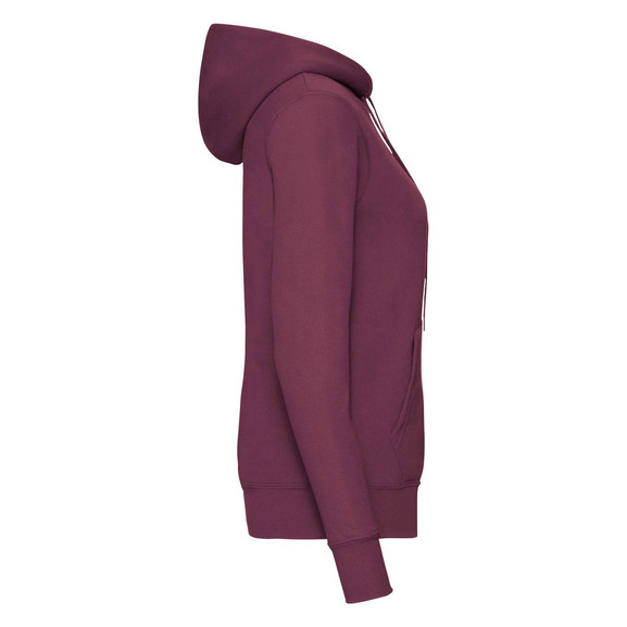 Burgundowa bluza z kapturem Hooded Sweat Fruit of the Loom