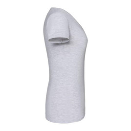 Szara koszulka damska Iconic Vneck Fruit of the Loom