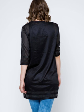 Bluzka $HUT THE F#CK czarna