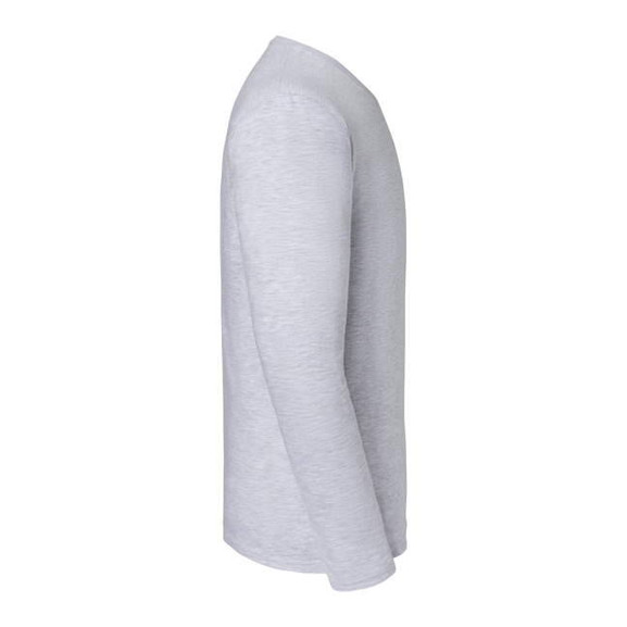 Szara koszulka męska Iconic 195 Ringspun Premium Fruit of the Loom