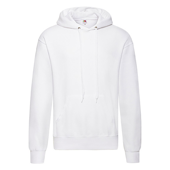 Biała bluza męska Hooded Sweat Fruit of the Loom