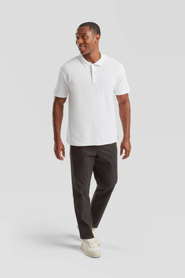 Biała koszulka męska polo Original Polo Friut of the Loom