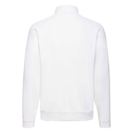 Biała bluza męska Sweat Jacket Fruit of the Loom