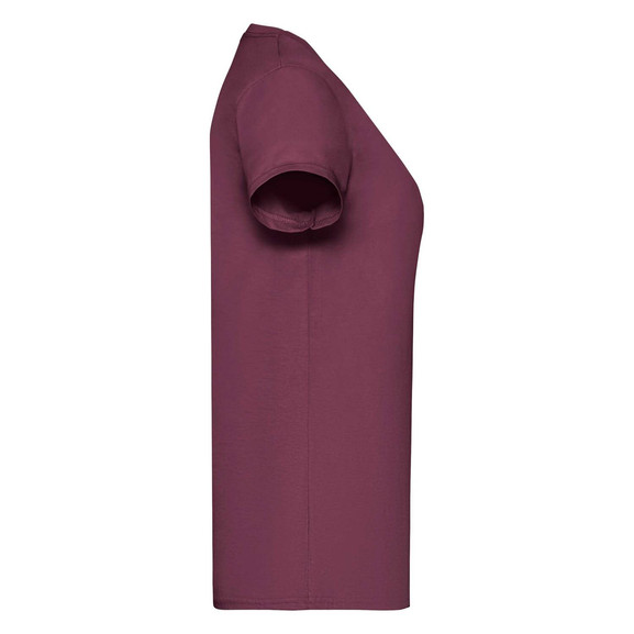 Burgundowa koszulka Valueweight Fruit of the Loom