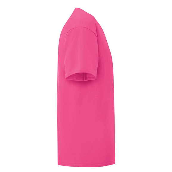 Różowa koszulka dziecięca z czesanej bawełny Fruit of the Loom