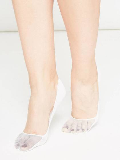 Stopki siateczka białe