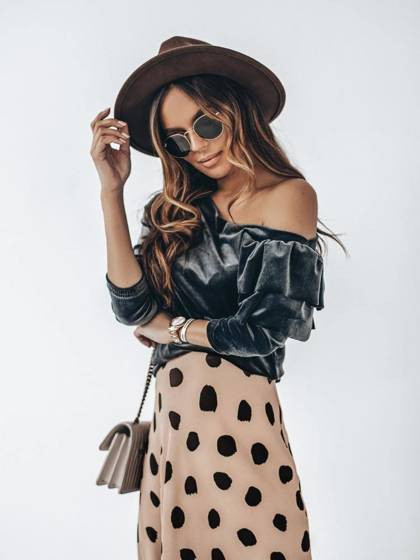 Bluzka welurowa Cocomore antracyt