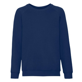 Granatowa bluza dziecięca Raglan Sweat Fruit of the Loom 