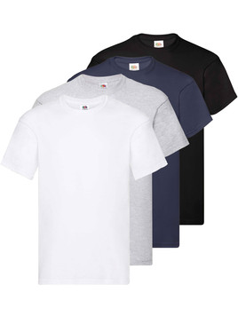 Pakiet 4 koszulek męskich Original Fruit of the Loom