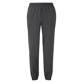 Ciemno szare spodnie dresowe męskie Elasticated Jog Pants Fruit of the Loom