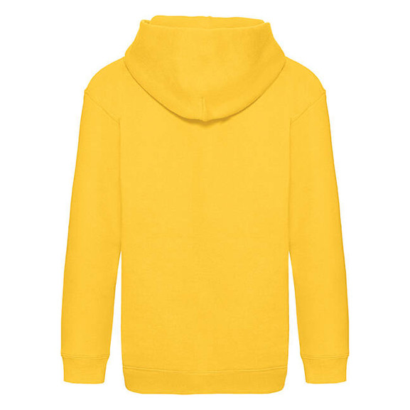 Żółta bluza dziecięca Hooded Sweat Fruit of the Loom