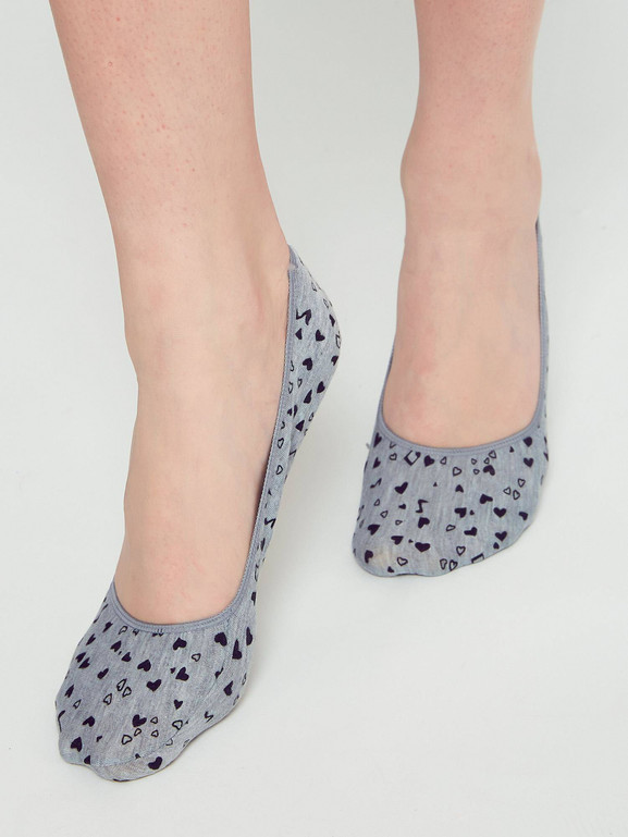 Stopki serduszka, nutki szare