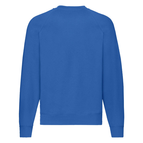 Niebieska bluza męska Raglan Sweat Fruit of the Loom