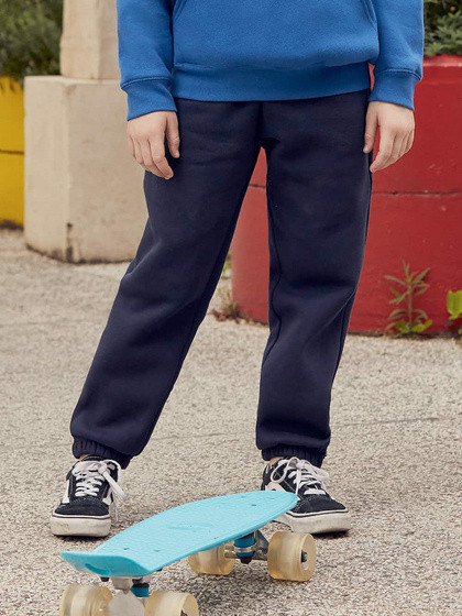 Granatowe spodnie dziecięce Jog Pants Fruit of the Loom