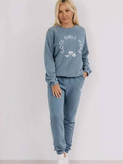 Niebieskie spodnie sportowe LeMonada