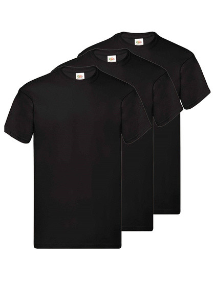 Pakiet 3 koszulek męskich Original Fruit of the Loom