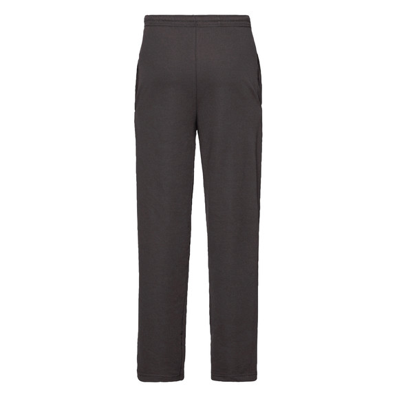 Czarne spodnie dresowe męskie Lightweight Open Leg Jog Pants Fruit of the Loom