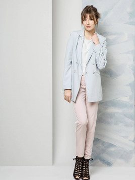 Żakiet Lemonada zapinany na napy błękitny