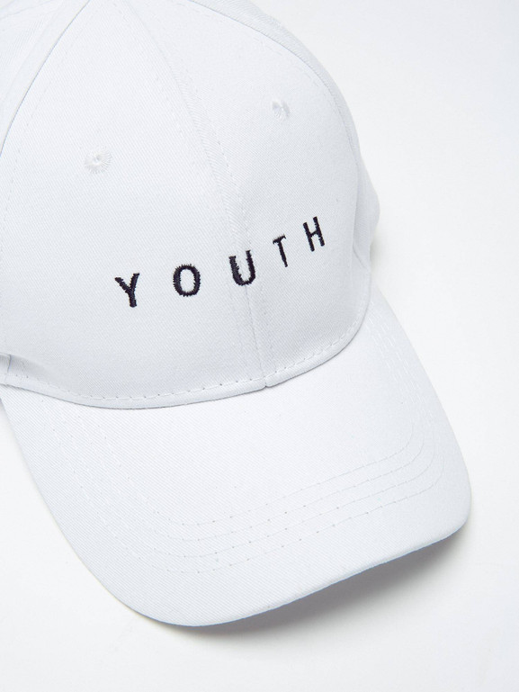 Czapka z daszkiem Youth biała