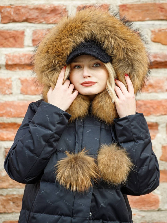 Czarna kurtka puchowa Premium Dankoff.dk