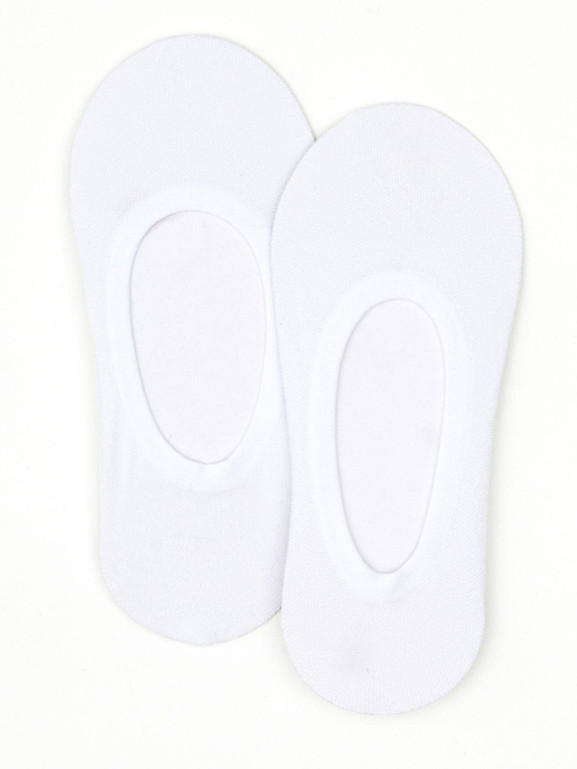 Białe stopki dwupak