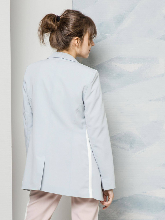 Żakiet Lemonada zapinany na napy błękitny