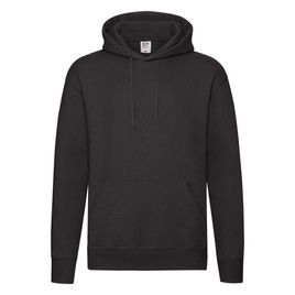 Czarna bluza męska z kapturem Hooded Sweat Fruit of the Loom 
