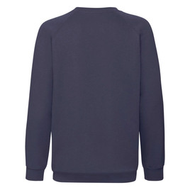 Granatowa bluza dziecięca Raglan Sweat Fruit of the Loom 