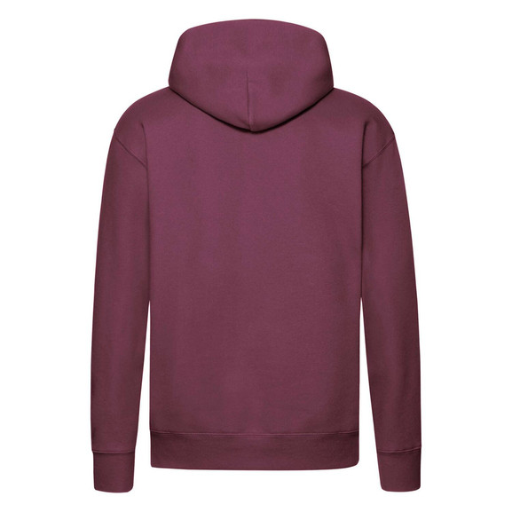 Burgundowa bluza męska z kapturem Hooded Sweat Fruit of the Loom