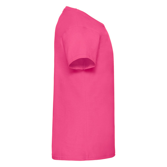 Różowa koszulka dziewczęca Valueweight Fruit of the Loom