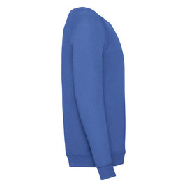 Niebieska bluza dziecięca Raglan Sweat Fruit of the Loom 