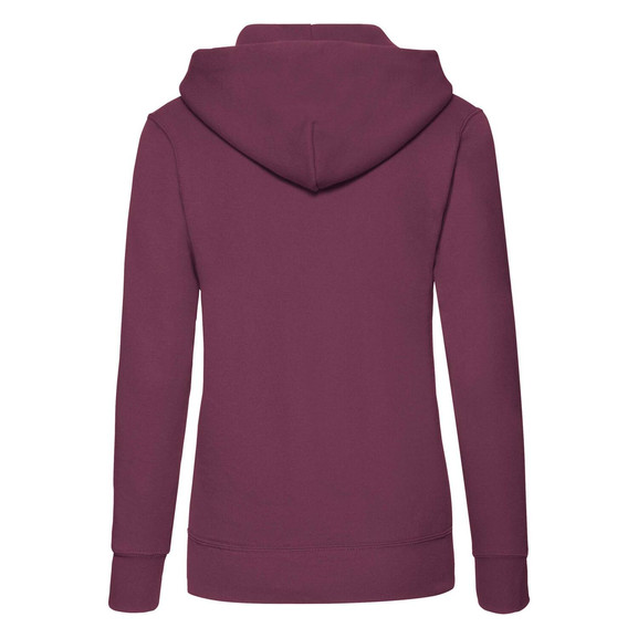 Burgundowa bluza z kapturem Hooded Sweat Fruit of the Loom