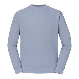 Błękitna bluza męska Raglan Sweat Fruit of the Loom 