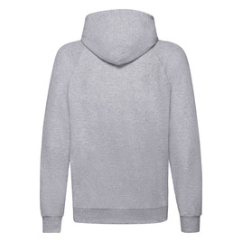 Szara bluza męska z kapturem Lightweight Hooded Sweat Fruit of the Loom 