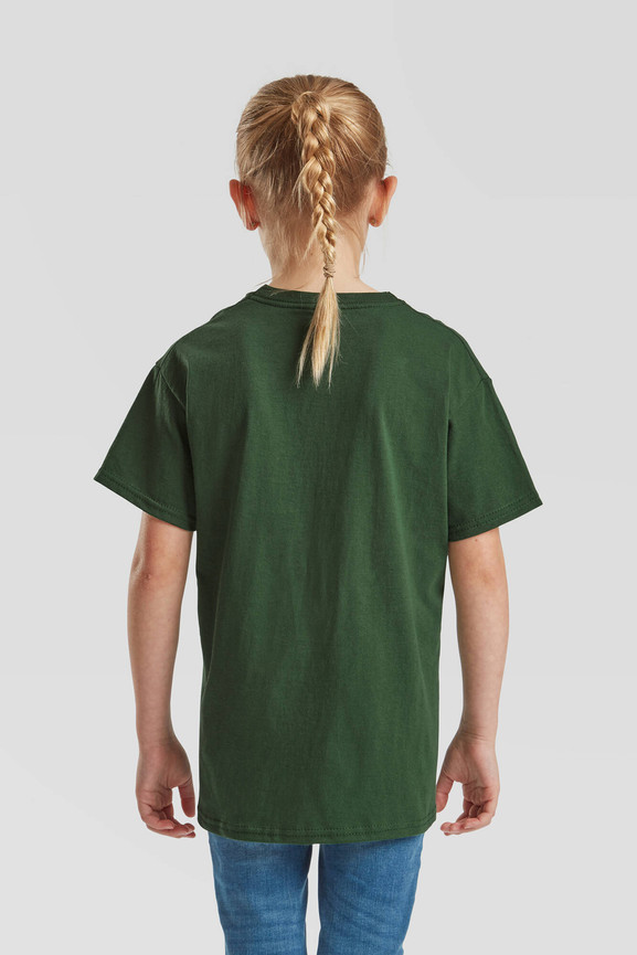 Zielona koszulka dziecięca Oryginal Fruit of the Loom