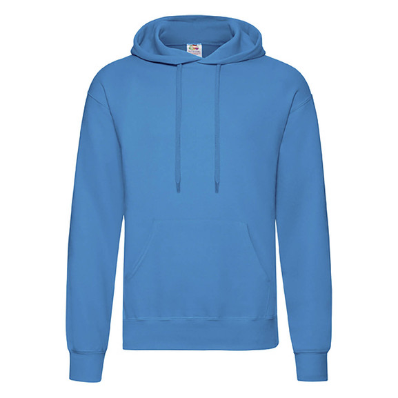 Niebieska bluza męska Hooded Sweat Fruit of the Loom